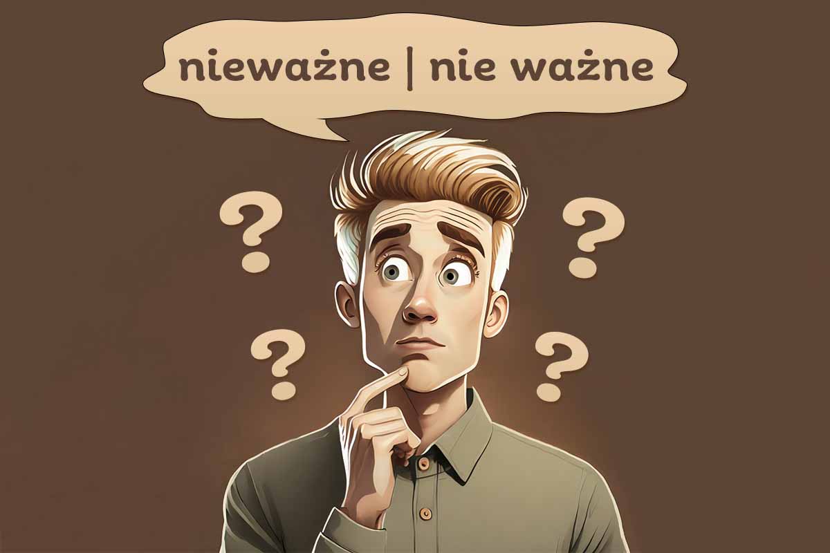 Read more about the article Jak jest poprawnie: nieważne czy nie ważne