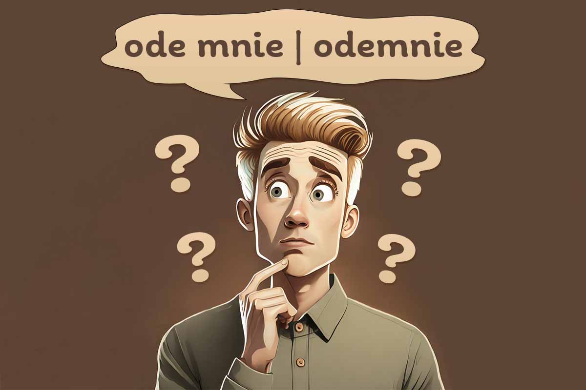 Read more about the article Jak jest poprawnie: ode mnie czy odemnie