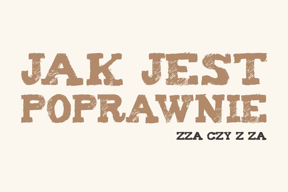 Read more about the article Jak jest poprawnie: zza czy z za