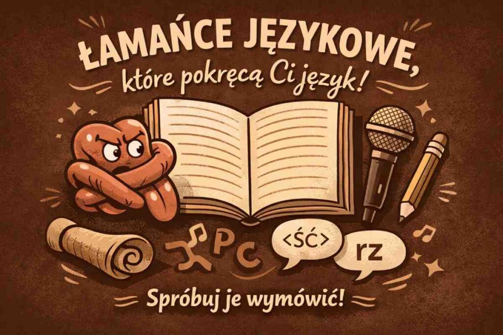 Łamańce językowe, które pokręcą Ci język! Masa przykładów i ćwiczeń