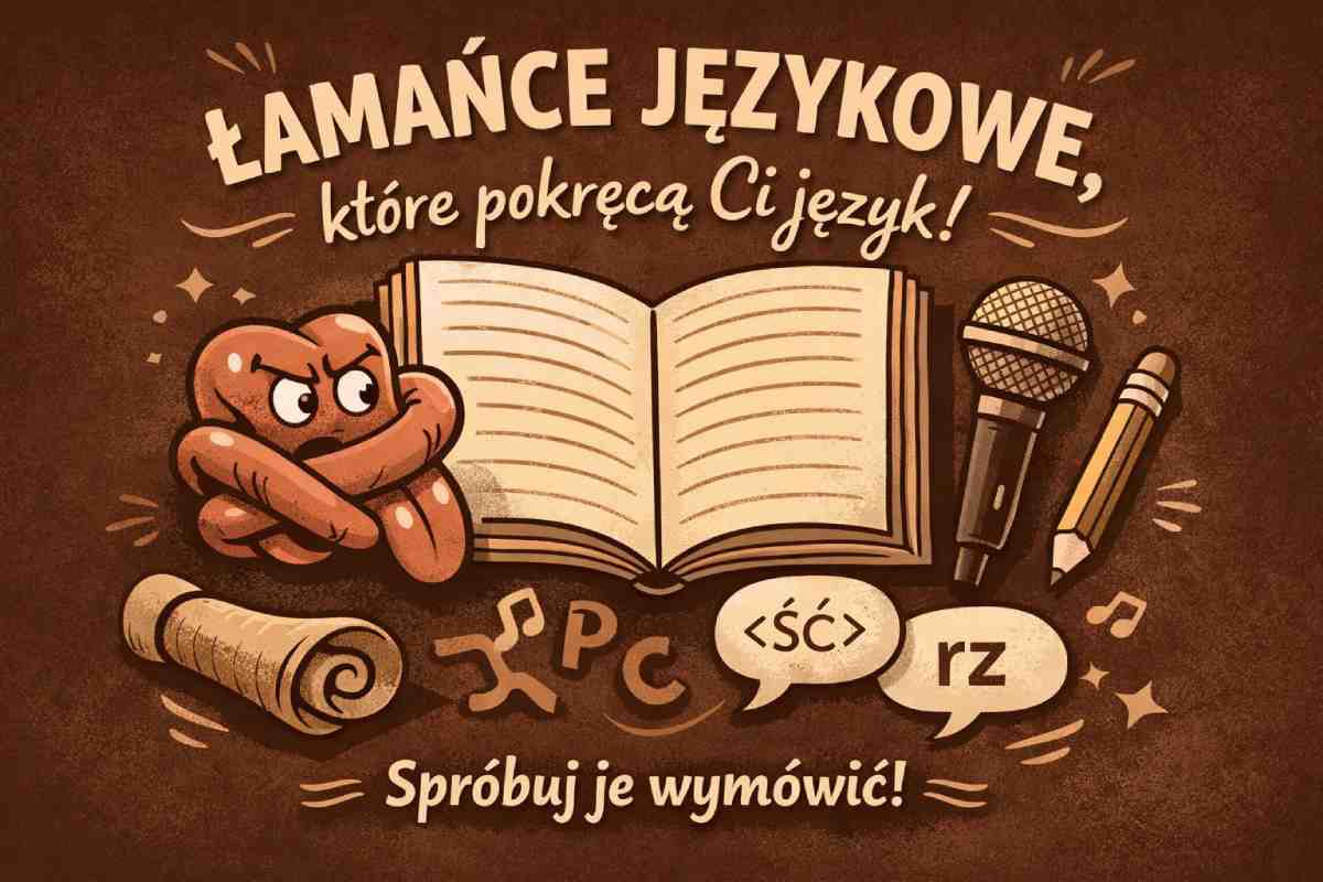 Łamańce językowe, które pokręcą Ci język! Masa przykładów i ćwiczeń