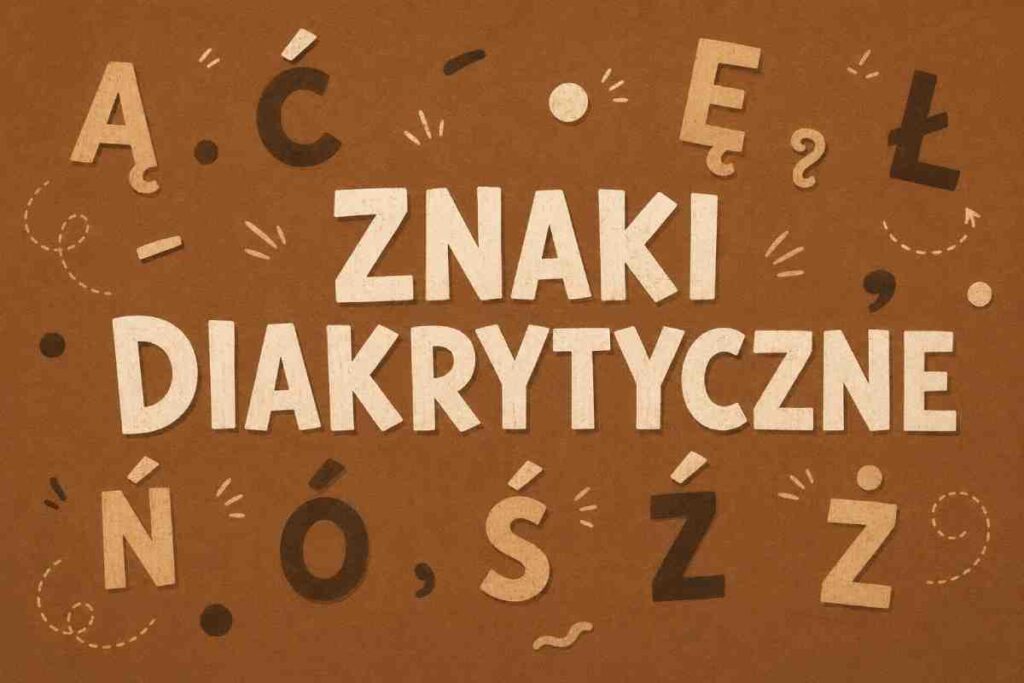 Co to są znaki diakrytyczne i jakie występują w języku polskim?