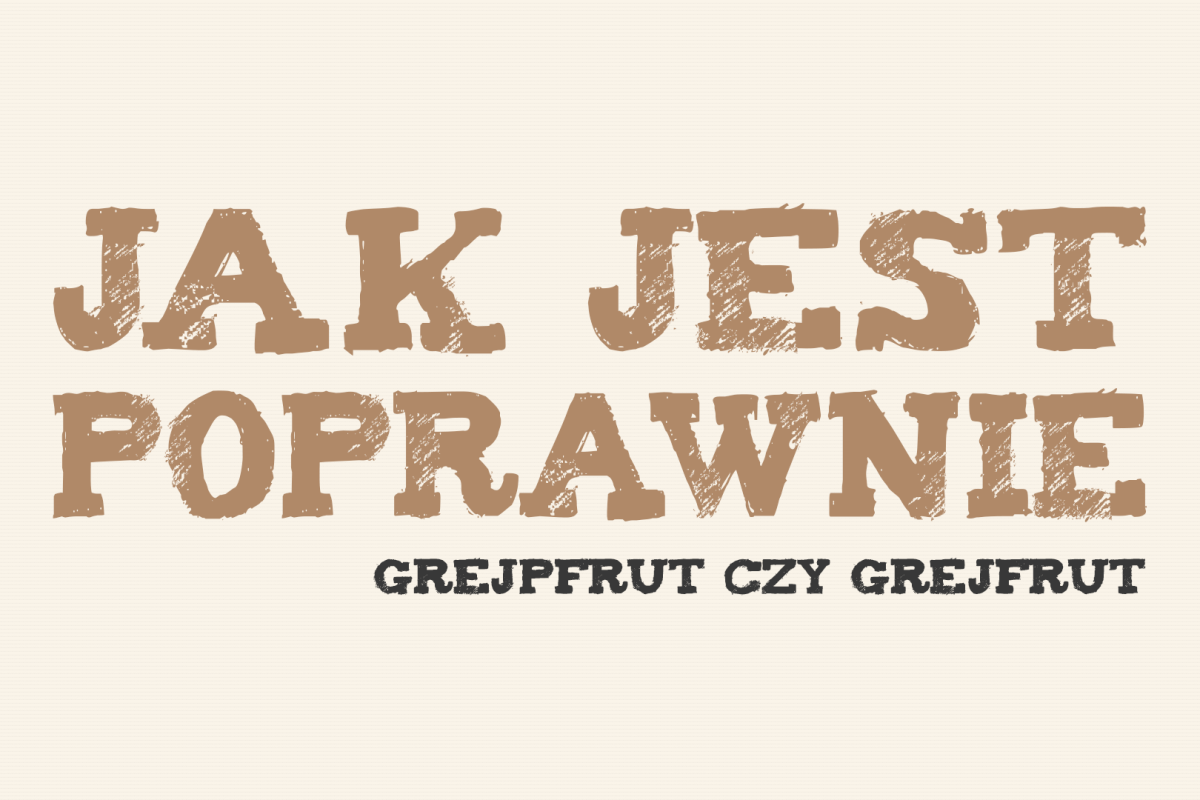 grejpfrut czy grejfrut