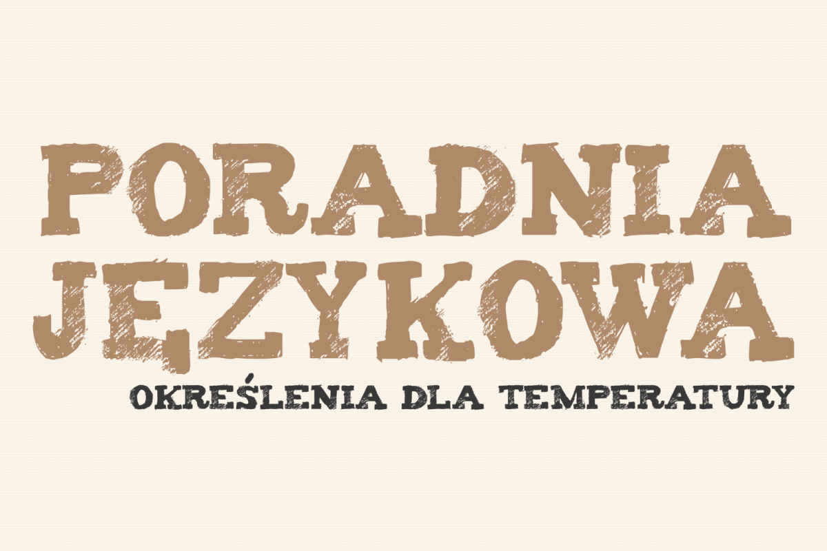 określenia dla temperatury